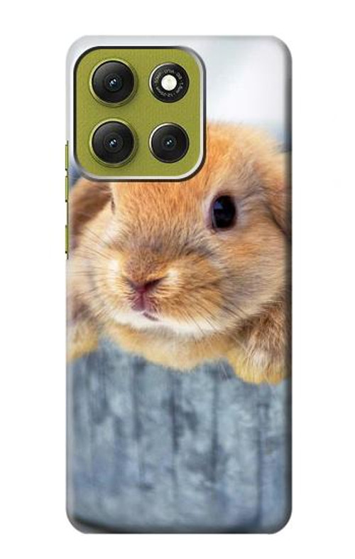 W0242 Cute Rabbit Case Cover Custodia e Flip Case per Motorola Moto G86 W0242 Cute Rabbit Case Cover Custodia e Flip Case per Motorola Moto G86