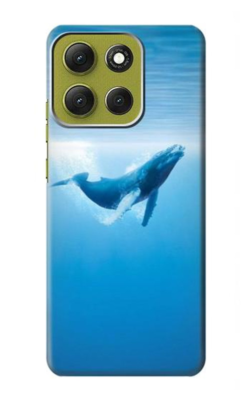 W0843 Blue Whale Case Cover Custodia e Flip Case per Motorola Moto G86 W0843 Blue Whale Case Cover Custodia e Flip Case per Motorola Moto G86