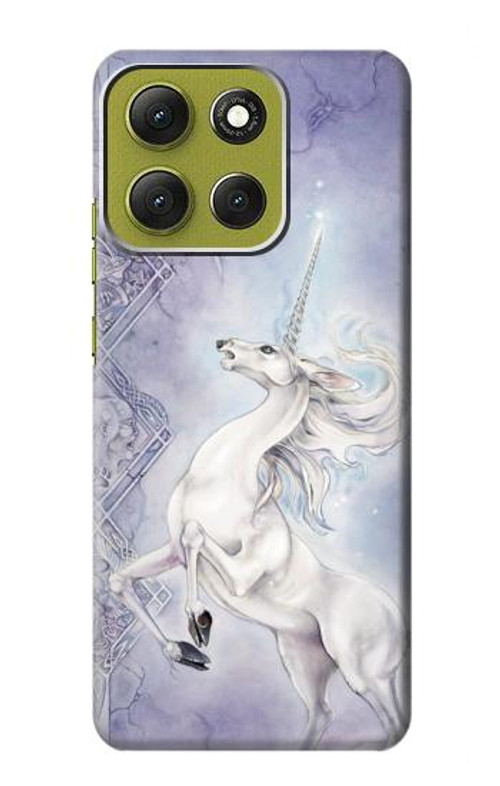 W1134 White Horse Unicorn Case Cover Custodia e Flip Case per Motorola Moto G86 W1134 White Horse Unicorn Case Cover Custodia e Flip Case per Motorola Moto G86