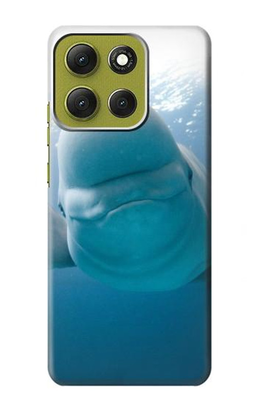 W1801 Beluga Whale Smile Whale Case Cover Custodia e Flip Case per Motorola Moto G86 W1801 Beluga Whale Smile Whale Case Cover Custodia e Flip Case per Motorola Moto G86