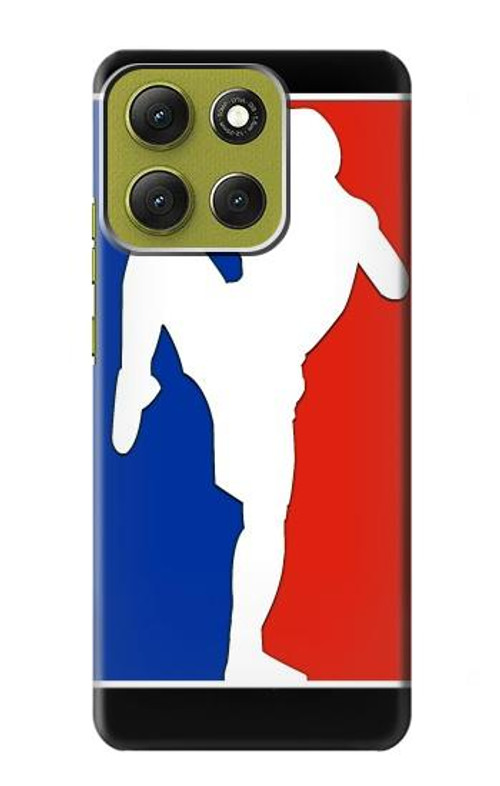 W2278 Muay Thai Kickboxing MMA Martial Art White Case Cover Custodia e Flip Case per Motorola Moto G86 W2278 Muay Thai Kickboxing MMA Martial Art White Case Cover Custodia e Flip Case per Motorola Moto G86