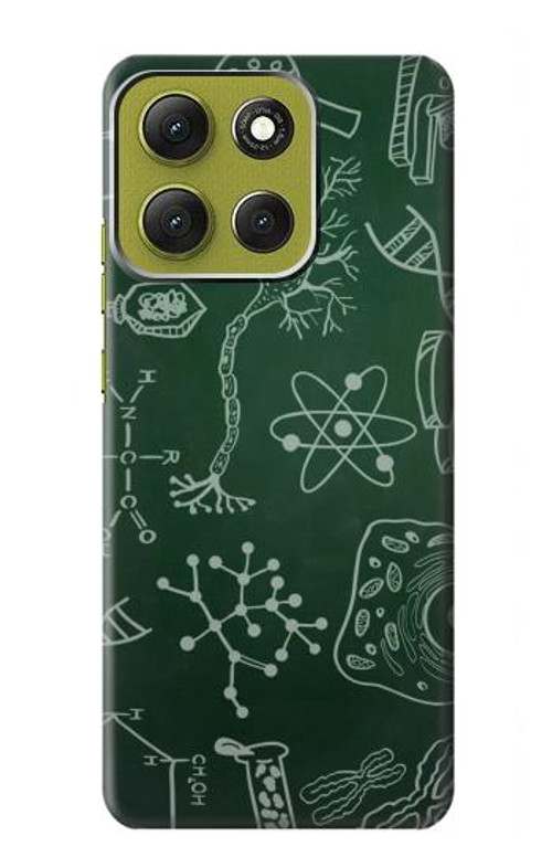 W3211 Science Green Board Case Cover Custodia e Flip Case per Motorola Moto G86