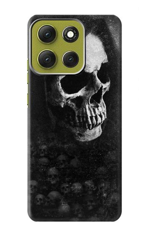 W3333 Death Skull Grim Reaper Case Cover Custodia e Flip Case per Motorola Moto G86