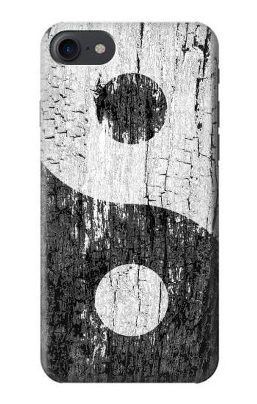 W2489 Yin Yang Wood Graphic Printed Case Cover Custodia e Flip Case per iPhone 7, iPhone 8, iPhone SE (2020) (2022)