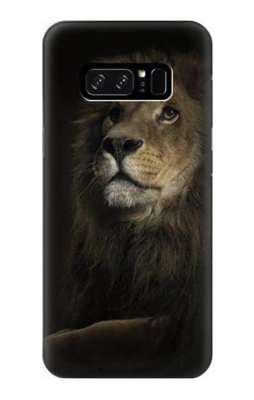 W0472 Lion Case Cover Custodia e Flip Case per Note 8 Samsung Galaxy Note8