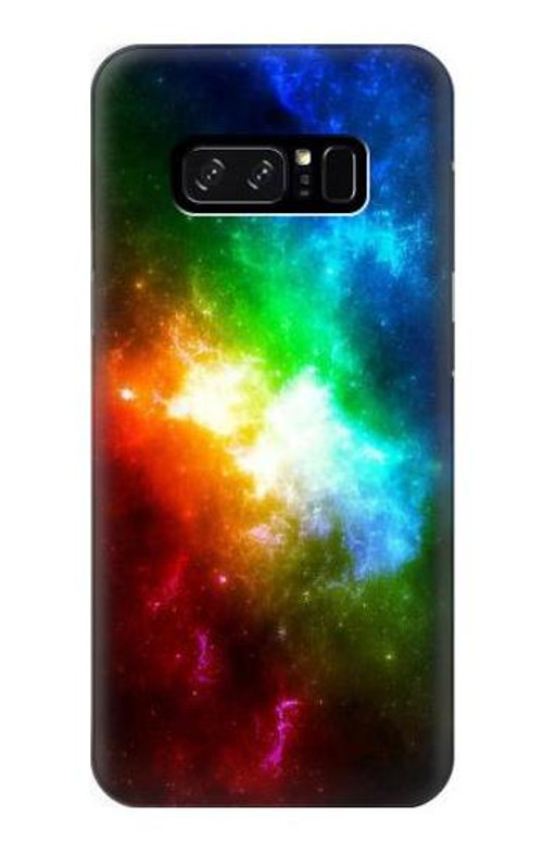 W2312 Colorful Rainbow Space Galaxy Case Cover Custodia e Flip Case per Note 8 Samsung Galaxy Note8