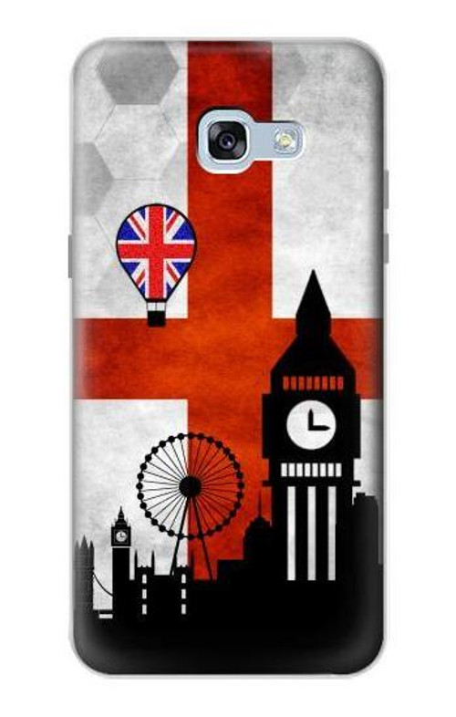 W2979 England Football Soccer Euro 2016 Case Cover Custodia e Flip Case per Samsung Galaxy A5 (2017)