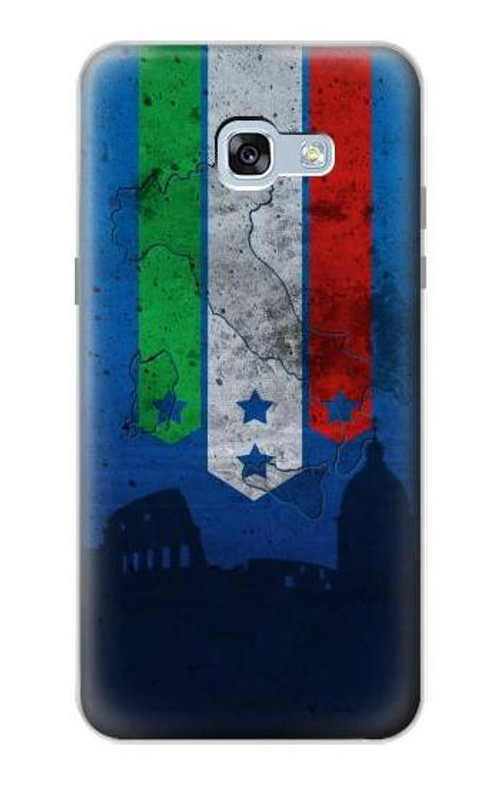 W2983 Italy Football Soccer Euro 2016 Case Cover Custodia e Flip Case per Samsung Galaxy A5 (2017)