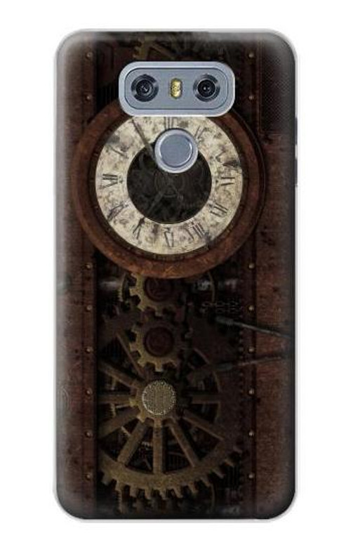 W3221 Steampunk Clock Gears Case Cover Custodia e Flip Case per LG G6