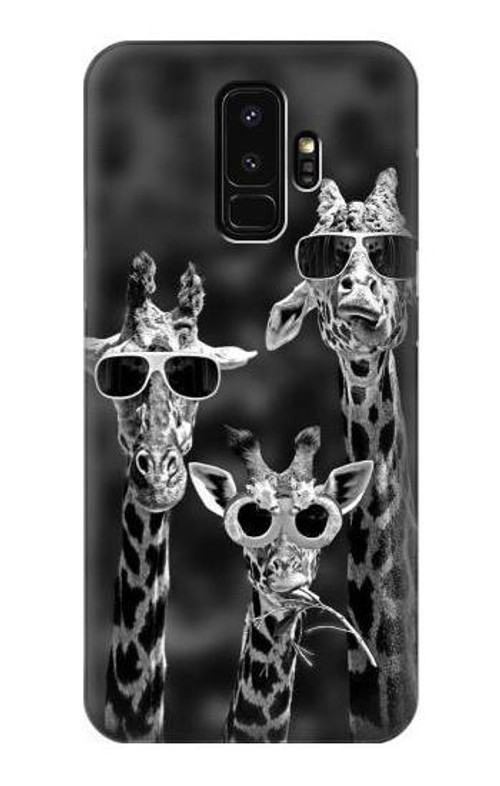 W2327 Giraffes With Sunglasses Case Cover Custodia e Flip Case per Samsung Galaxy S9 Plus
