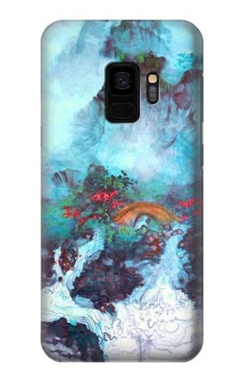W2724 White Dragon Pool Lui Haisu Case Cover Custodia e Flip Case per Samsung Galaxy S9