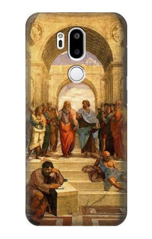 W1086 Raphael's School of Athens Case Cover Custodia e Flip Case per LG G7 ThinQ