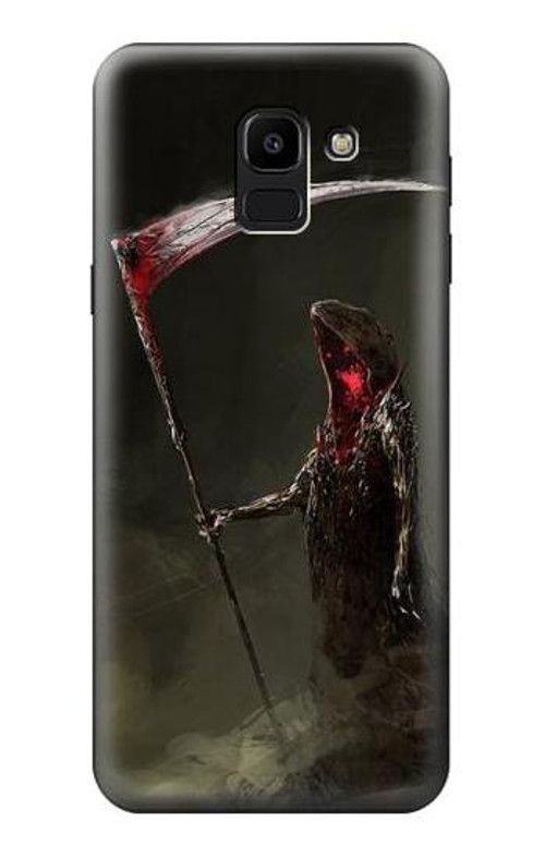 W1319 Grim Reaper Death Scythe Case Cover Custodia e Flip Case per Samsung Galaxy J6 (2018)