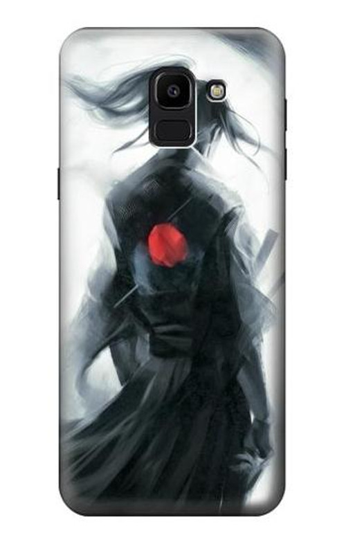 W1339 Japan Samurai Bushido Case Cover Custodia e Flip Case per Samsung Galaxy J6 (2018)