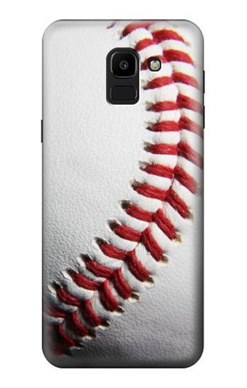 W1842 New Baseball Case Cover Custodia e Flip Case per Samsung Galaxy J6 (2018)