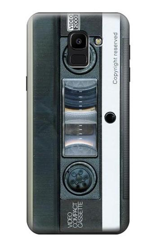 W1872 VDO Tape Case Cover Custodia e Flip Case per Samsung Galaxy J6 (2018)