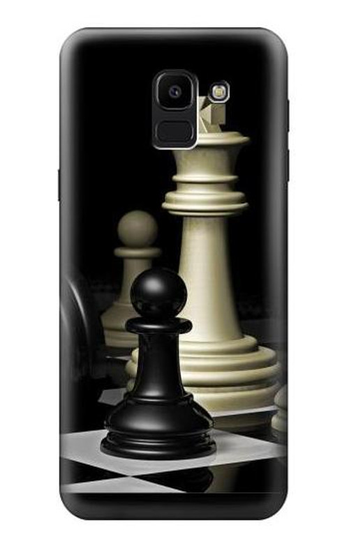 W2262 Chess King Case Cover Custodia e Flip Case per Samsung Galaxy J6 (2018)
