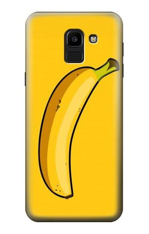 W2294 Banana Case Cover Custodia e Flip Case per Samsung Galaxy J6 (2018)