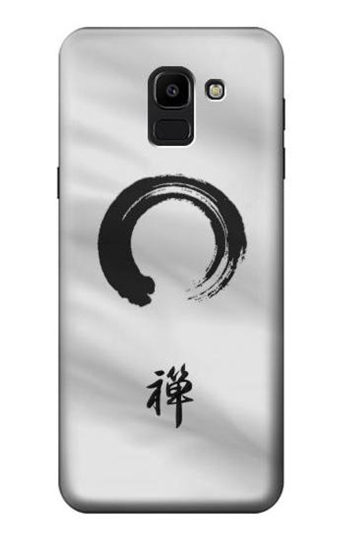 W2398 Zen Buddhism Symbol Case Cover Custodia e Flip Case per Samsung Galaxy J6 (2018)