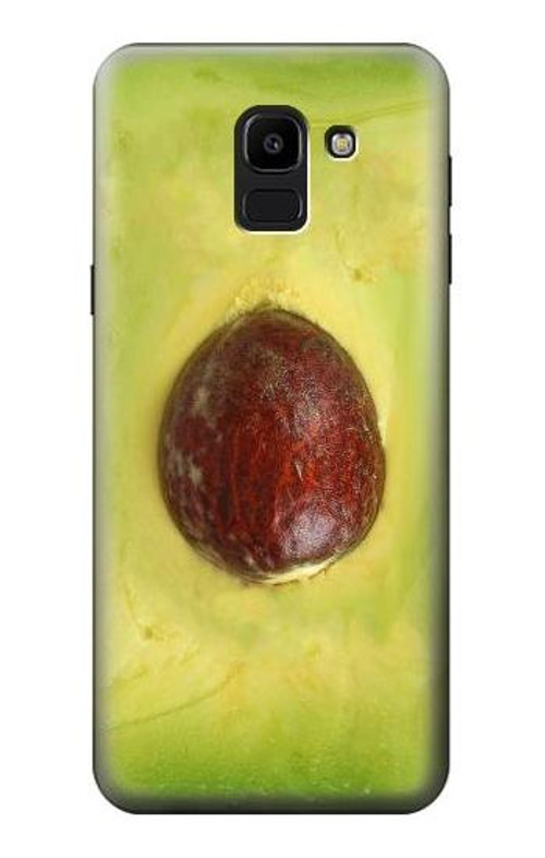W2552 Avocado Fruit Case Cover Custodia e Flip Case per Samsung Galaxy J6 (2018)
