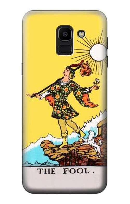 W2810 Tarot Card The Fool Case Cover Custodia e Flip Case per Samsung Galaxy J6 (2018)
