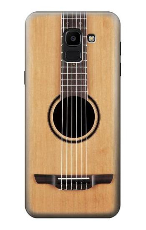 W2819 Classical Guitar Case Cover Custodia e Flip Case per Samsung Galaxy J6 (2018)