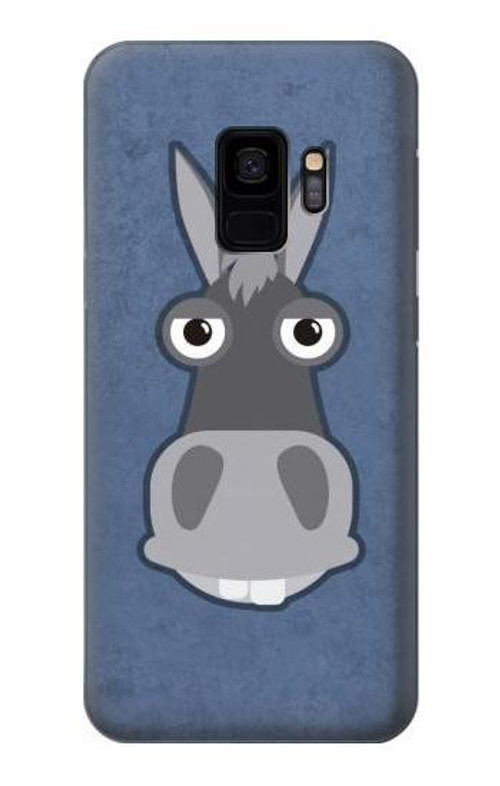 W3271 Donkey Cartoon Case Cover Custodia e Flip Case per Samsung Galaxy S9