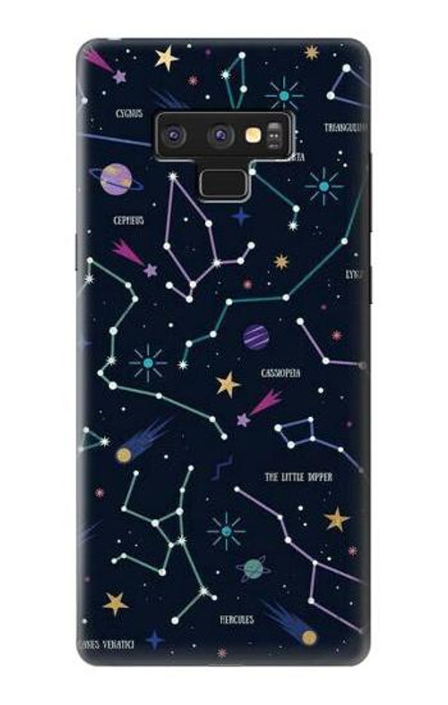 W3220 Star Map Zodiac Constellations Case Cover Custodia e Flip Case per Note 9 Samsung Galaxy Note9 W3220 Star Map Zodiac Constellations Case Cover Custodia e Flip Case per Note 9 Samsung Galaxy Note9