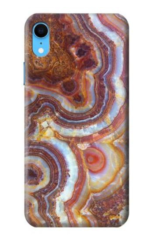 W3034 Colored Marble Texture Printed Case Cover Custodia e Flip Case per iPhone XR