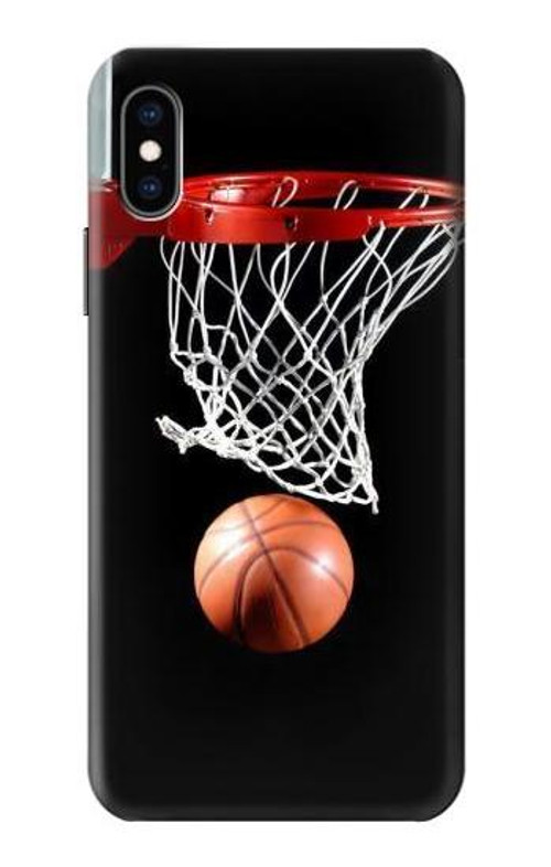 W0066 Basketball Case Cover Custodia e Flip Case per iPhone X, iPhone XS