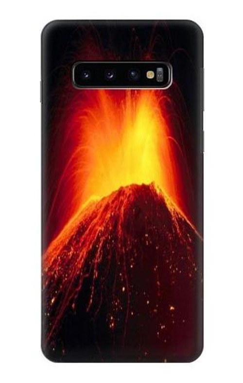 W0745 Volcano Lava Case Cover Custodia e Flip Case per Samsung Galaxy S10