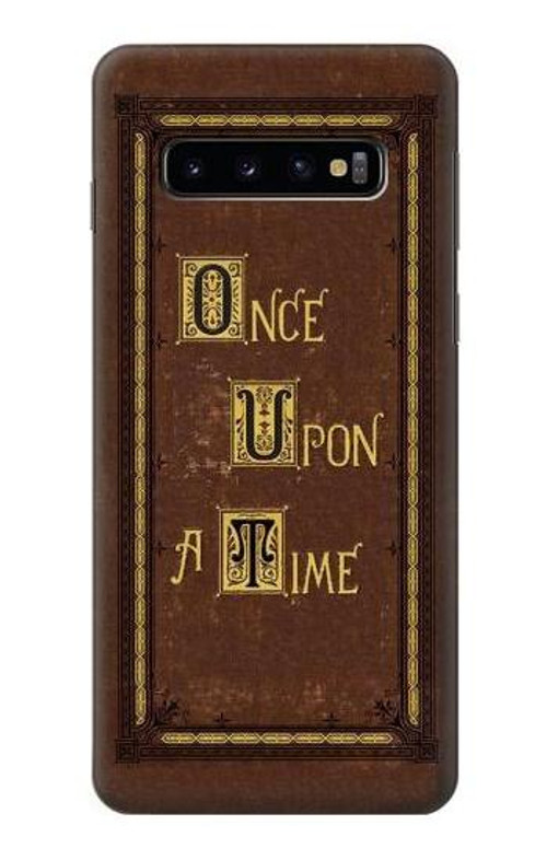 W2824 Once Upon a Time Book Cover Case Cover Custodia e Flip Case per Samsung Galaxy S10