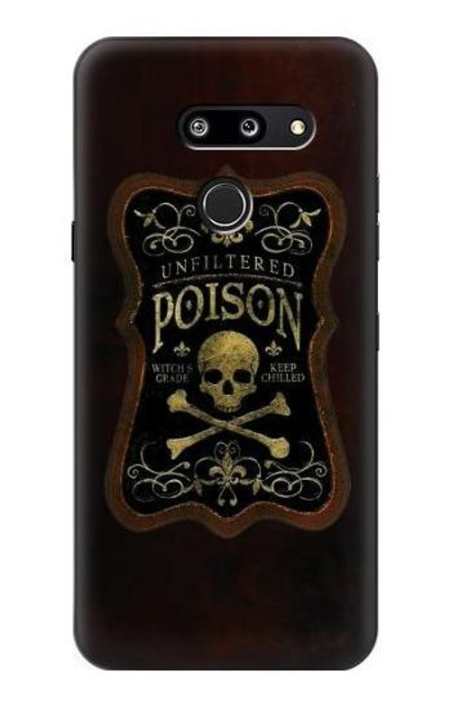 W2649 Unfiltered Poison Vintage Glass Bottle Case Cover Custodia e Flip Case per LG G8 ThinQ