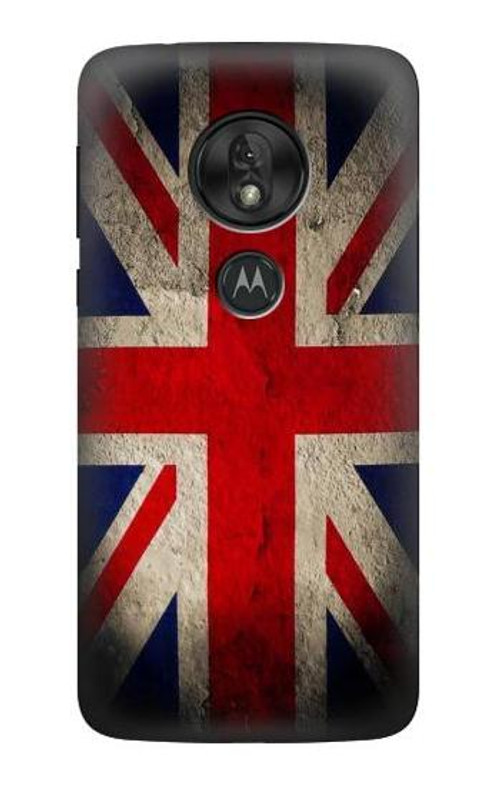 W2894 Vintage British Flag Case Cover Custodia e Flip Case per Motorola Moto G7 Play