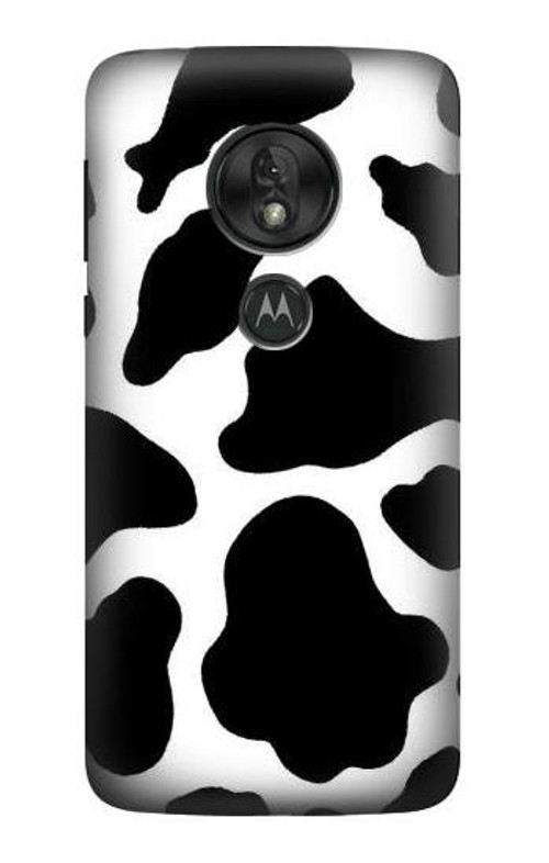 W2096 Seamless Cow Pattern Case Cover Custodia e Flip Case per Motorola Moto G7 Power