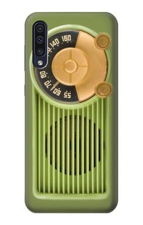 W2656 Vintage Bakelite Radio Green Case Cover Custodia e Flip Case per Samsung Galaxy A50