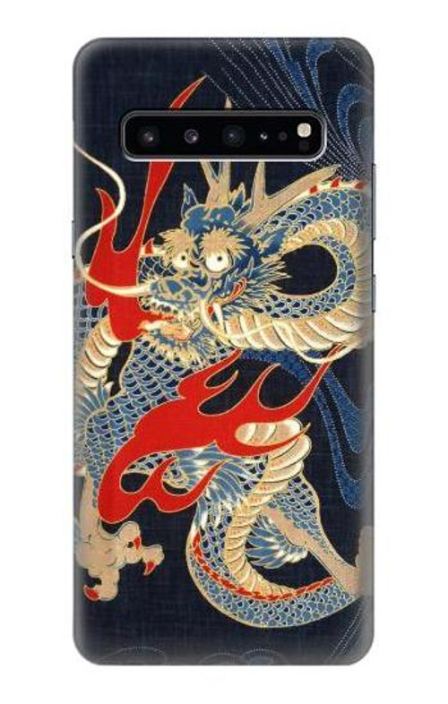 W2073 Japan Dragon Art Case Cover Custodia e Flip Case per Samsung Galaxy S10 5G