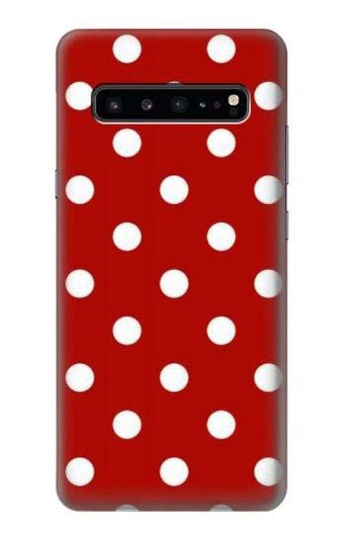 W2951 Red Polka Dots Case Cover Custodia e Flip Case per Samsung Galaxy S10 5G W2951 Red Polka Dots Case Cover Custodia e Flip Case per Samsung Galaxy S10 5G