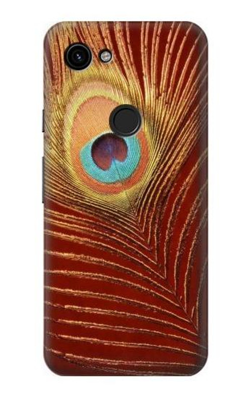 W0512 Peacock Case Cover Custodia e Flip Case per Google Pixel 3a