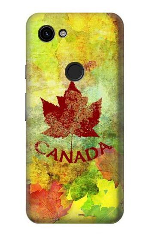 W2523 Canada Autumn Maple Leaf Case Cover Custodia e Flip Case per Google Pixel 3a