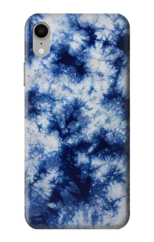 W3439 Fabric Indigo Tie Dye Case Cover Custodia e Flip Case per iPhone XR
