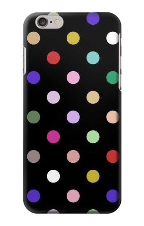 W3532 Colorful Polka Dot Case Cover Custodia e Flip Case per iPhone 6 6S