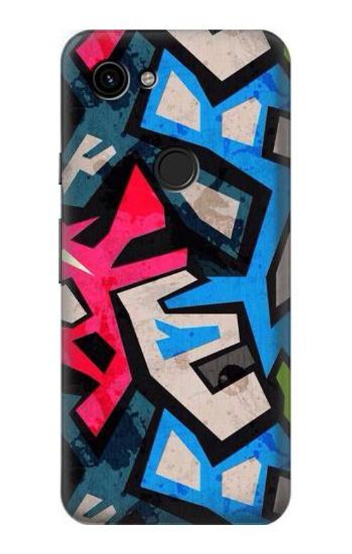 W3445 Graffiti Street Art Case Cover Custodia e Flip Case per Google Pixel 3a
