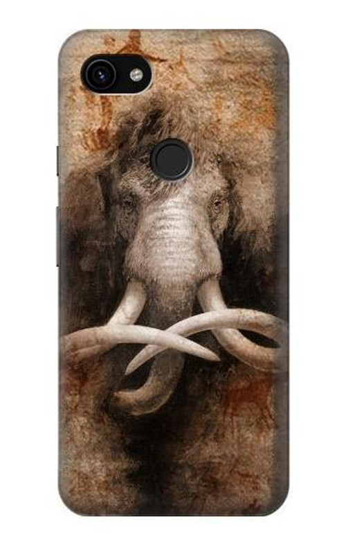W3427 Mammoth Ancient Cave Art Case Cover Custodia e Flip Case per Google Pixel 3a XL