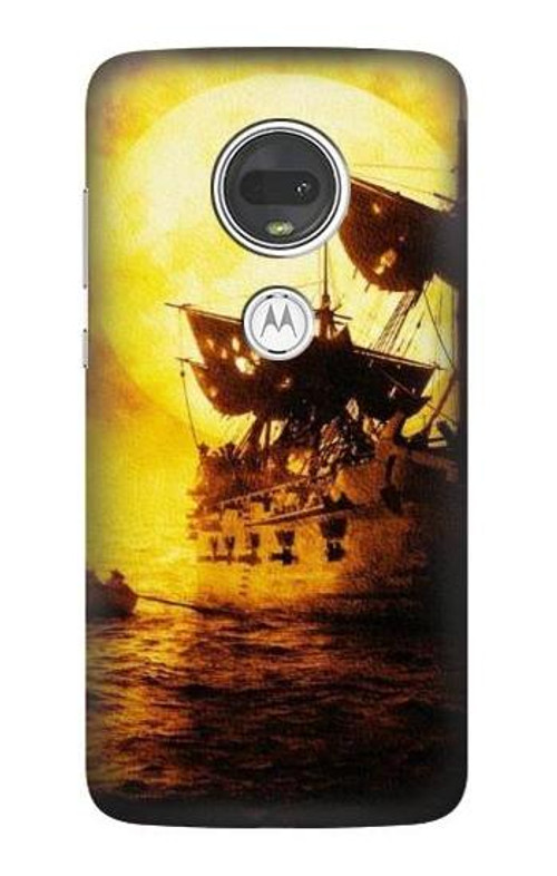 W0841 Pirates Black Pearl Case Cover Custodia e Flip Case per Motorola Moto G7, Moto G7 Plus