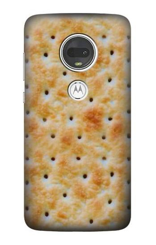 W2987 Cream Cracker Biscuits Case Cover Custodia e Flip Case per Motorola Moto G7, Moto G7 Plus