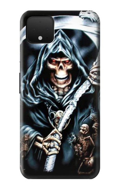 W0295 Grim Reaper Case Cover Custodia e Flip Case per Google Pixel 4
