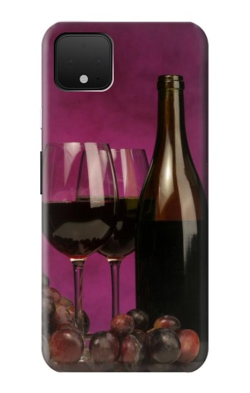 W0910 Red Wine Case Cover Custodia e Flip Case per Google Pixel 4