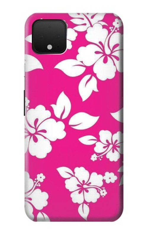 W2246 Hawaiian Hibiscus Pink Pattern Case Cover Custodia e Flip Case per Google Pixel 4