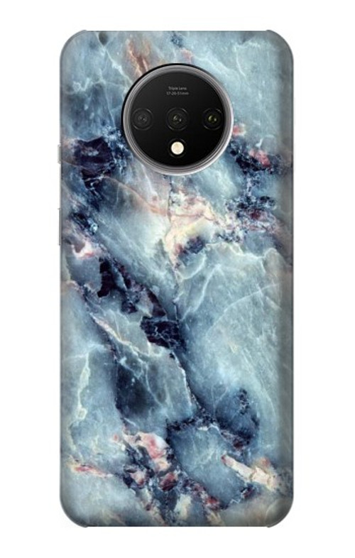 W2689 Blue Marble Texture Graphic Printed Case Cover Custodia e Flip Case per OnePlus 7T